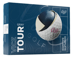 Vice Tour Gen 3 Gray front view highlights durable Surlyn cover for lasting play.