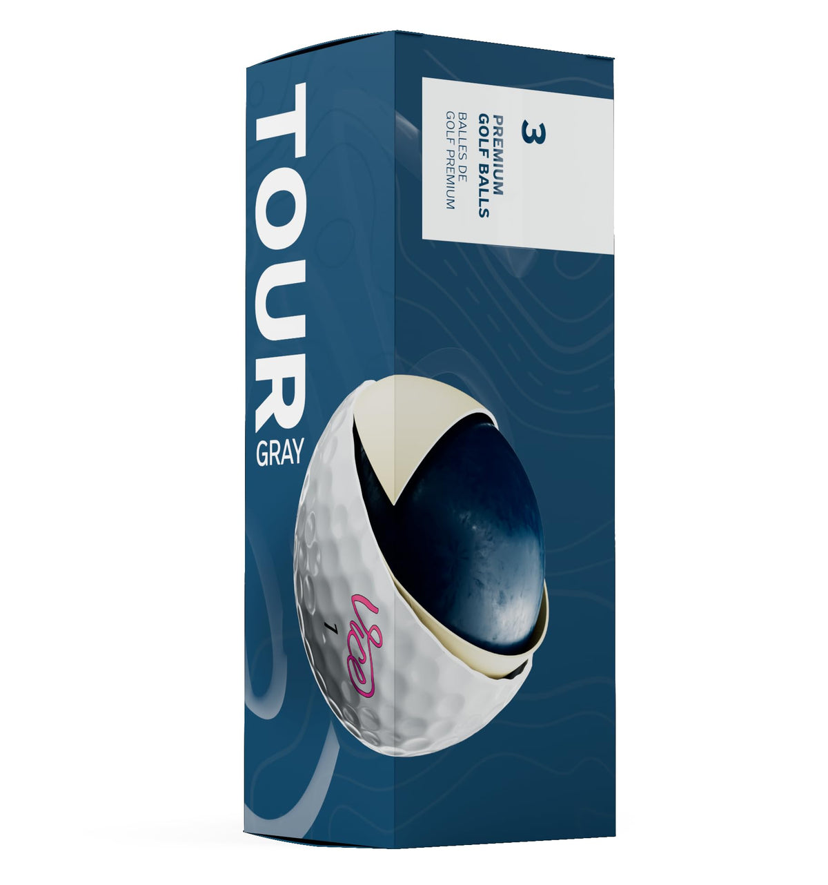 Vice Tour Gen 3 Gray side view shows balanced distance and greenside control.