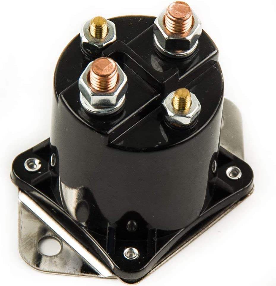 Viefow 48V solenoid for Club Car DS with four terminals, aiding reliable power transfer
