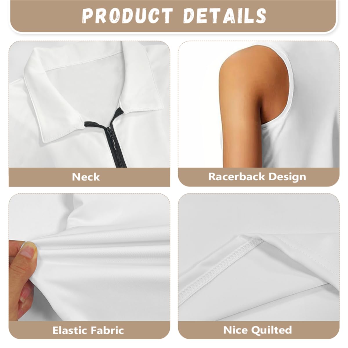 Viewamoon lightweight summer top ideal for golf, tennis, or casual wear.