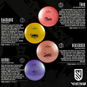 Viking Discs Armor Warrior overstable mid-range for controlled approaches
