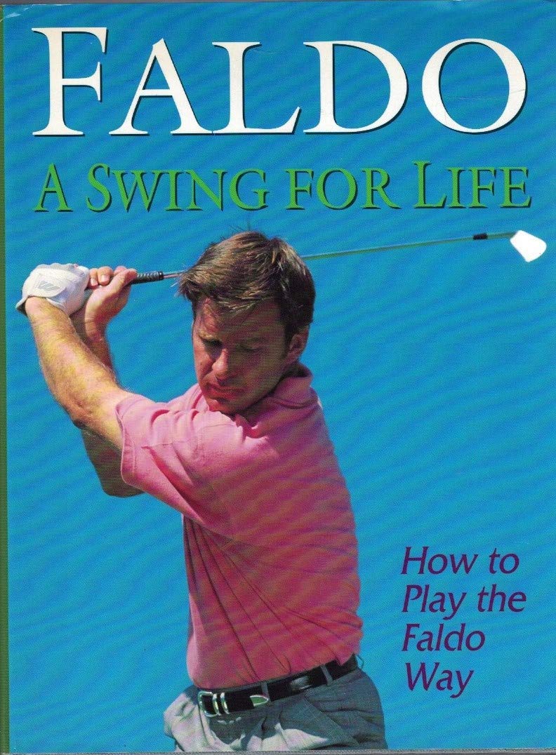 Viking Drill & Tool Faldo front cover illustrates a practical guide for improving swings.