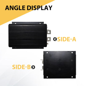 Close-up of throttle-compatible label highlights multi-signal readiness for flexible tuning.