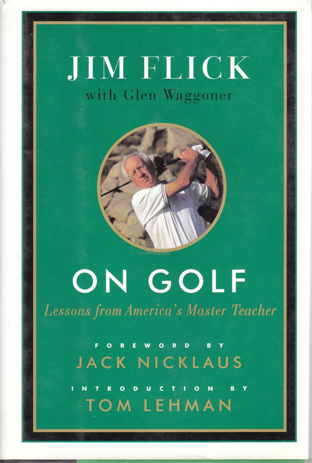 Villard On Golf book cover with clear guidance for a smoother golf swing