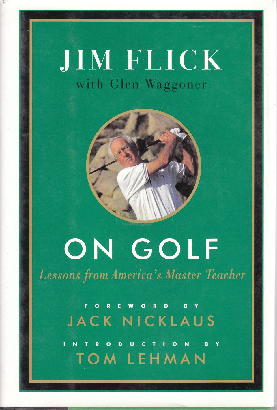 Villard On Golf book cover with clear guidance for a smoother golf swing