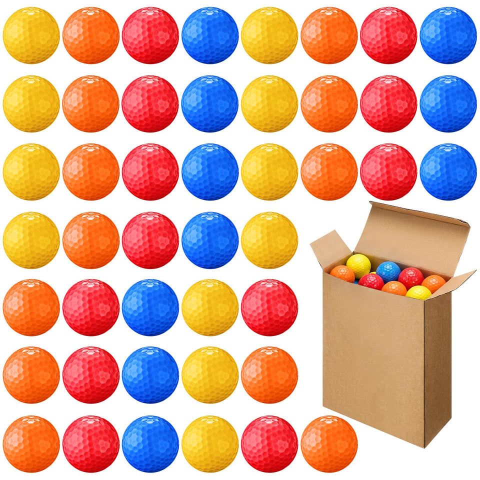 Vinsot 48-pack golf balls in multi-color for easy tracking