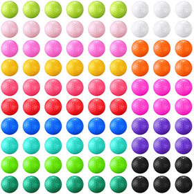 Vinsot 96-pcs golf balls in mixed colors for bulk training and practice