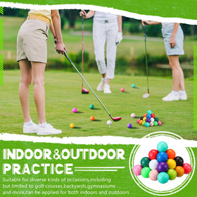 Vinsot golf balls suitable for indoor and outdoor training sessions