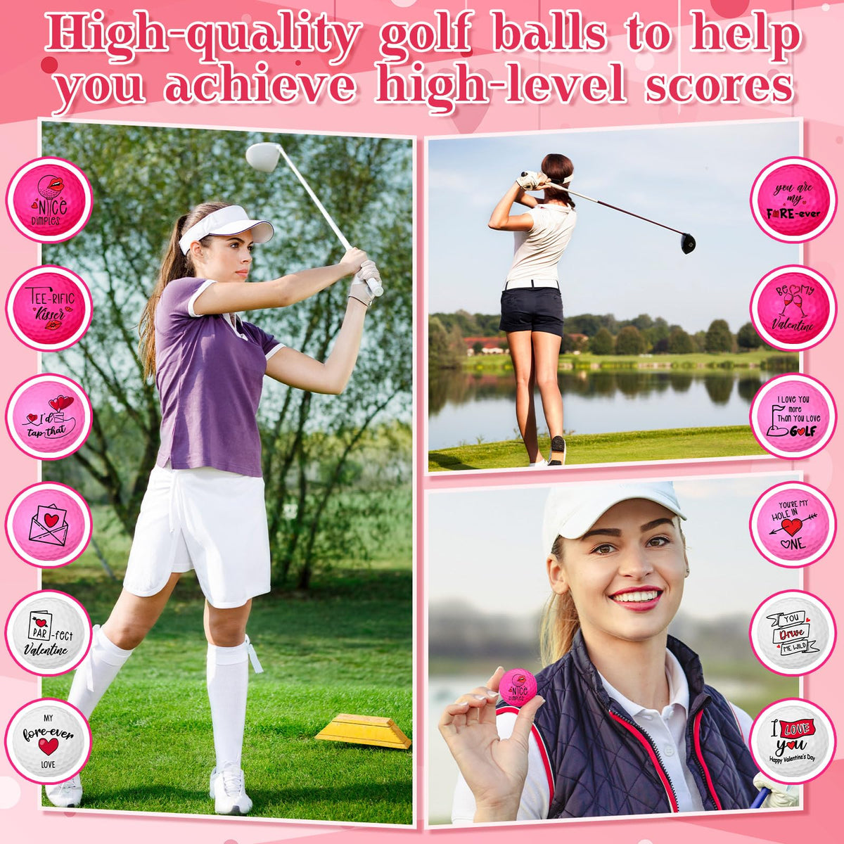 VioraWhite gift-ready golf balls for loved ones and golf lovers