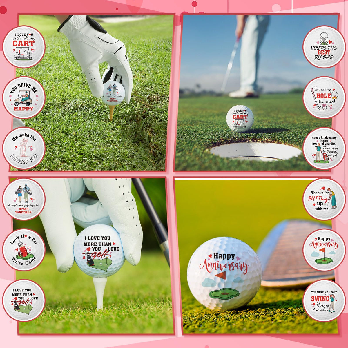 VioraWhite standard-size golf ball (1.65 inches) for easy play.