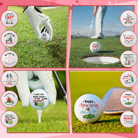 VioraWhite standard-size golf ball (1.65 inches) for easy play.
