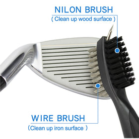 VIPMOON 3-in-1 golf cleaner kit in clear packaging.