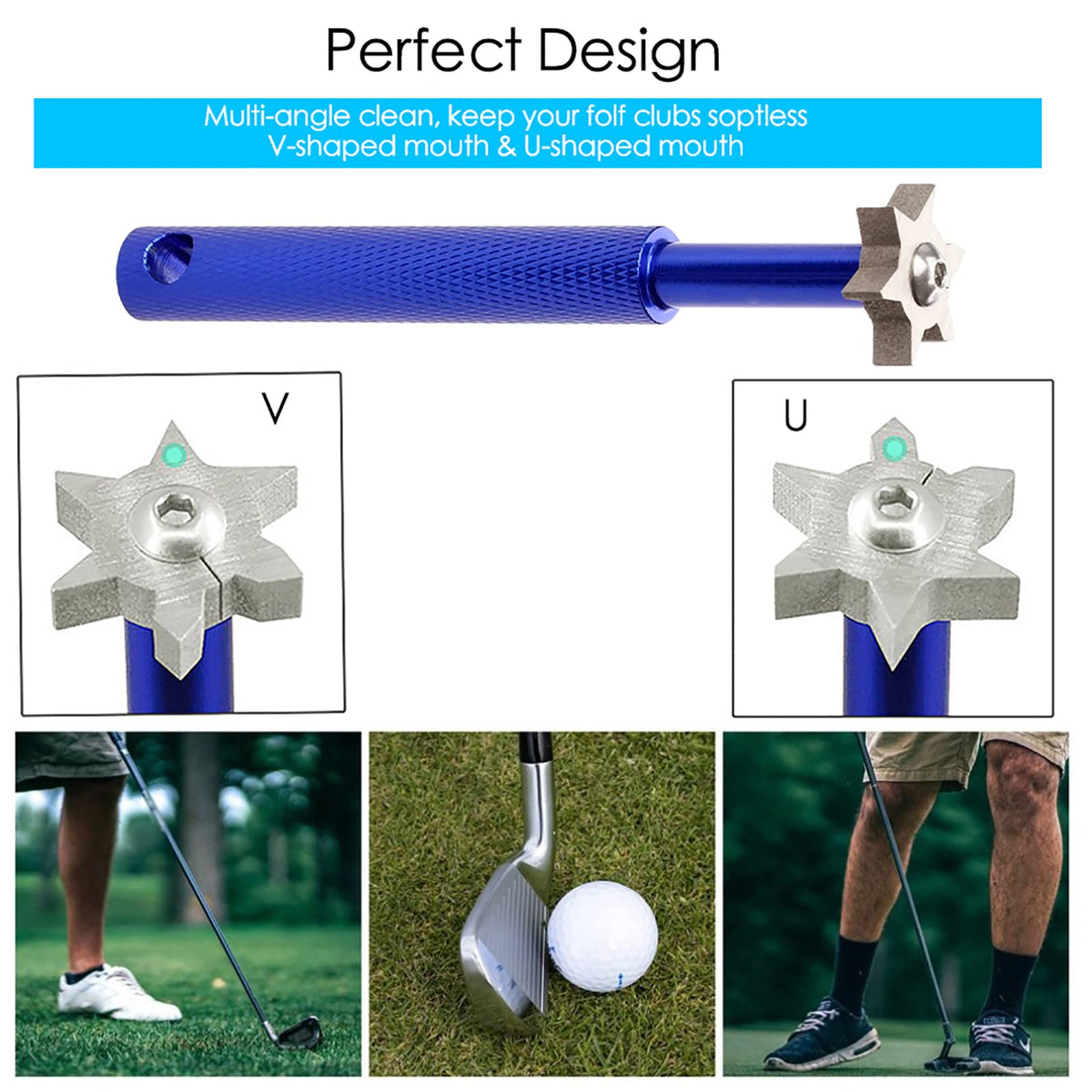 VIPMOON clear plastic storage box keeps golf tools organized and dry.