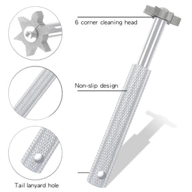 VIPMOON groove sharpener 6-heads versatile U and V groove options