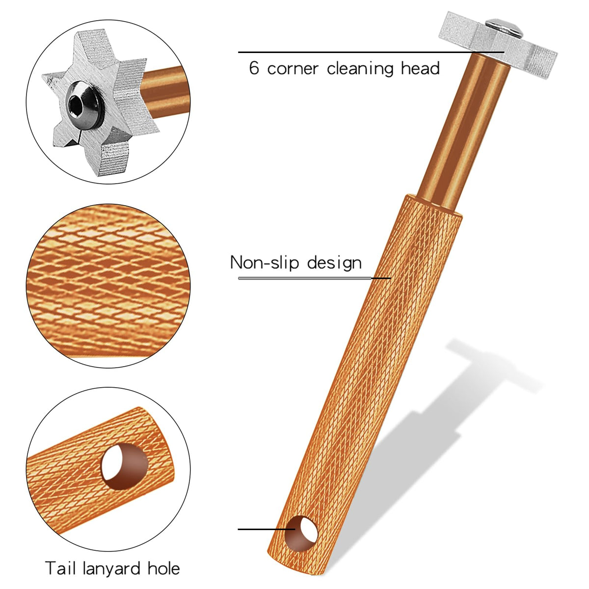 VIPMOON retractable club cleaner brush for on-the-go golf maintenance