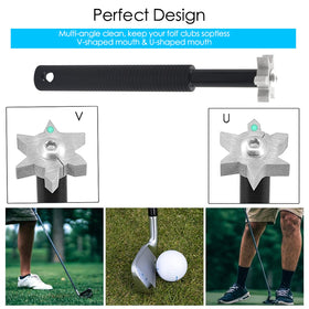 VIPMOON sharpener for U- and V-grooves on golf clubs.
