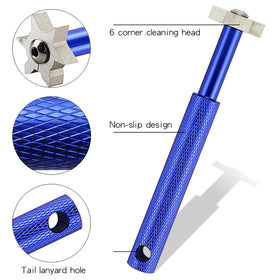 VIPMOON six-head groove sharpener restores backspin on worn grooves.