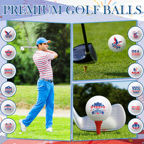 VioraWhite 250th ball with bold red and blue print, supports casual and tournament play.