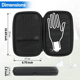 VISEMAN detachable glove shaper keeps gloves round and crease-free.