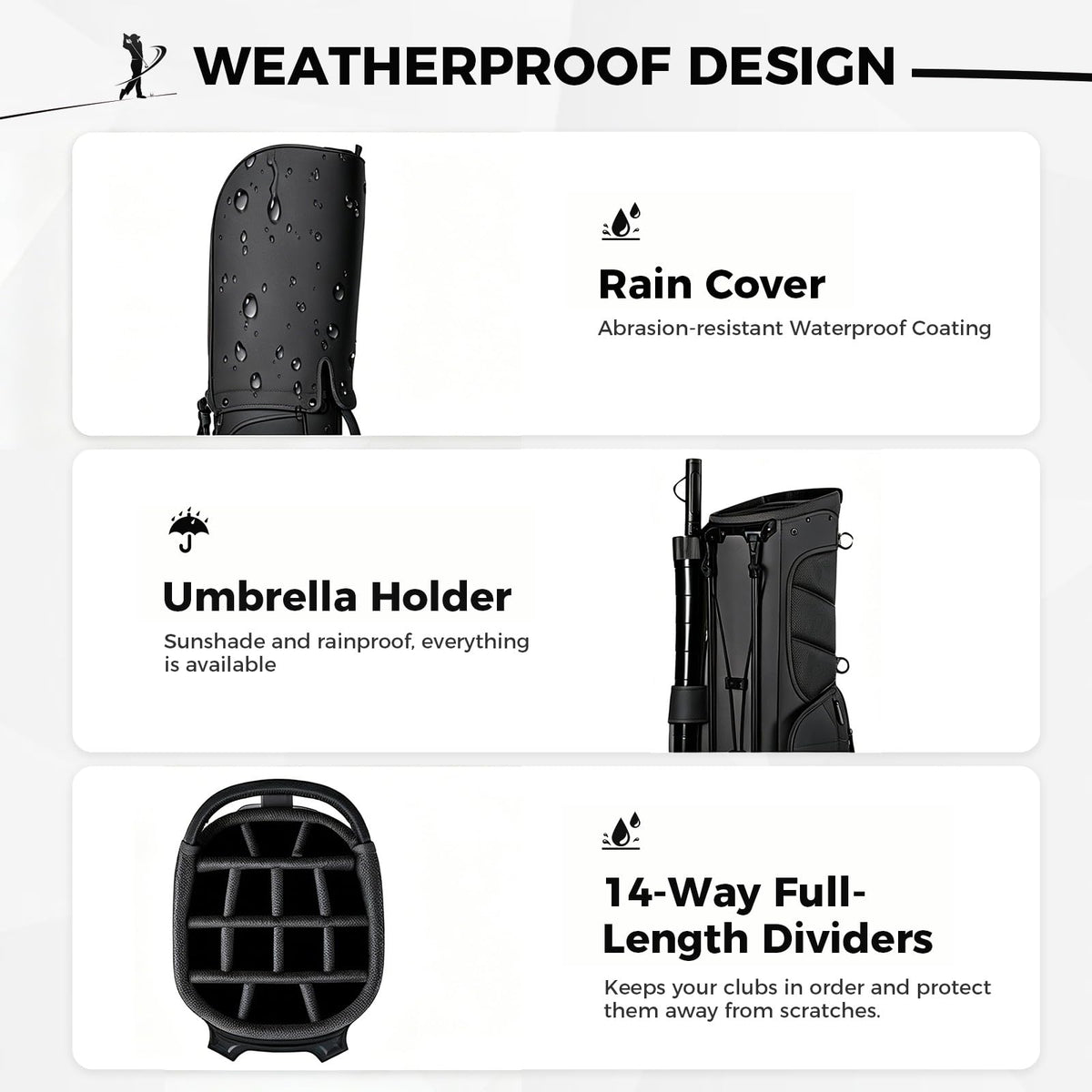 Visenter lightweight fabric and padded straps reduce shoulder pressure