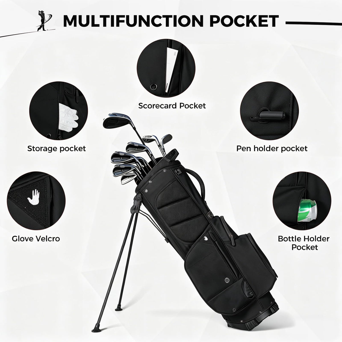 Visenter umbrella holder integrated for rainy round readiness