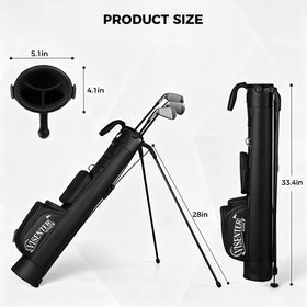 Visenter lightweight par-3 golf bag highlighting compact design for weekend rounds.