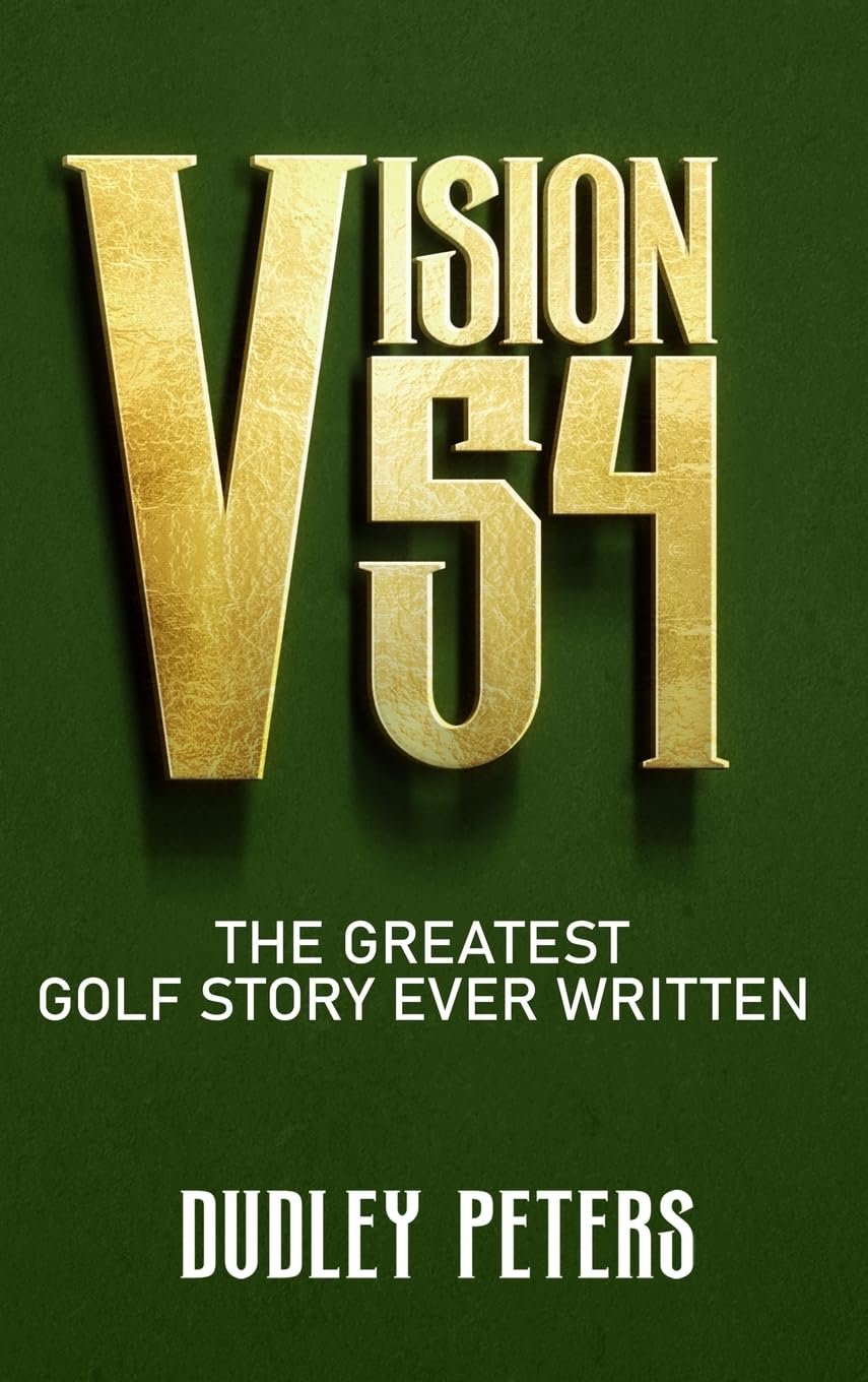 Vision 54 cover: golf-inspired design to attract golf fans and inspire reading