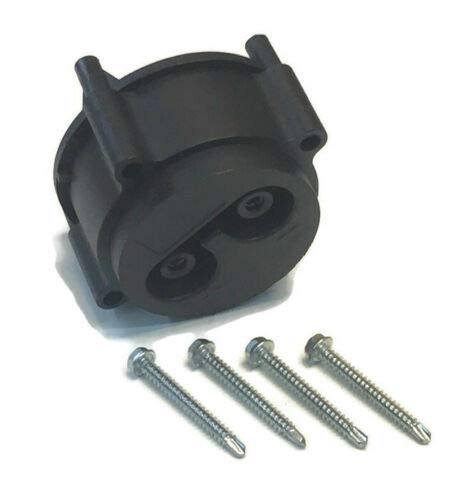 Vital All-Terrain 48V MAC DC charger receptacle, side view, durable replacement for golf carts.