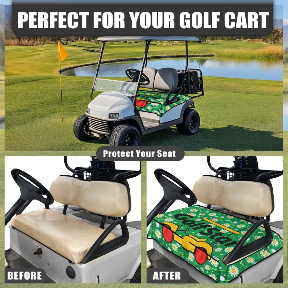 Viuacagoru breathable material keeps seats cooler in sun.