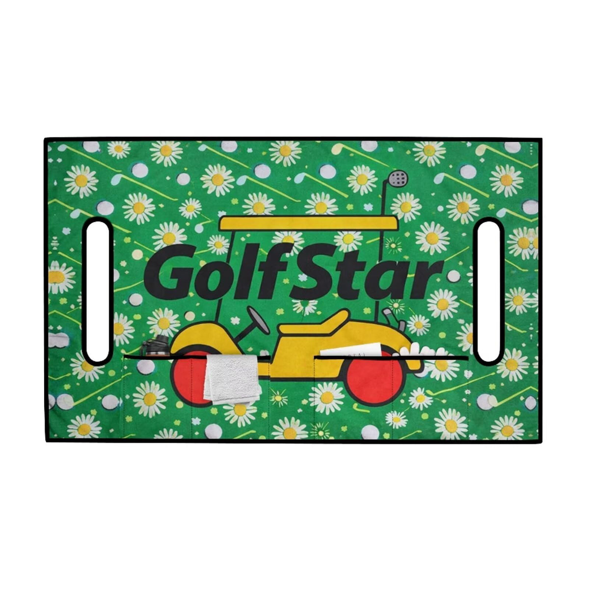 Viuacagoru Daisy blanket with four pockets for easy accessory storage.