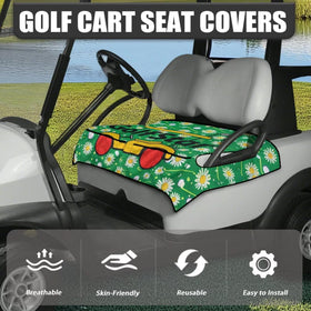 Viuacagoru universal-fit seat cover works with EZGO, Yamaha, and Club Car.
