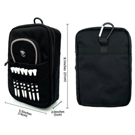 Tee holder with seven slots on VIVA EAGLE golf bag for easy access