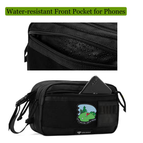 VIVA EAGLE water-resistant pocket protects valuables on wet days