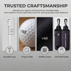 Waffle towel absorbing moisture for clean clubs and grips