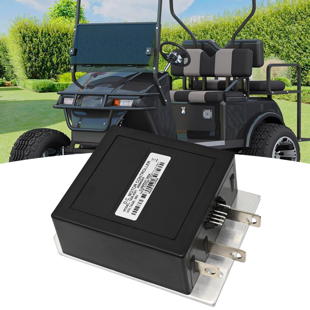 Vkinman 25864G09 EZGO Medalist/TXT five-pin connector ships ready to install.