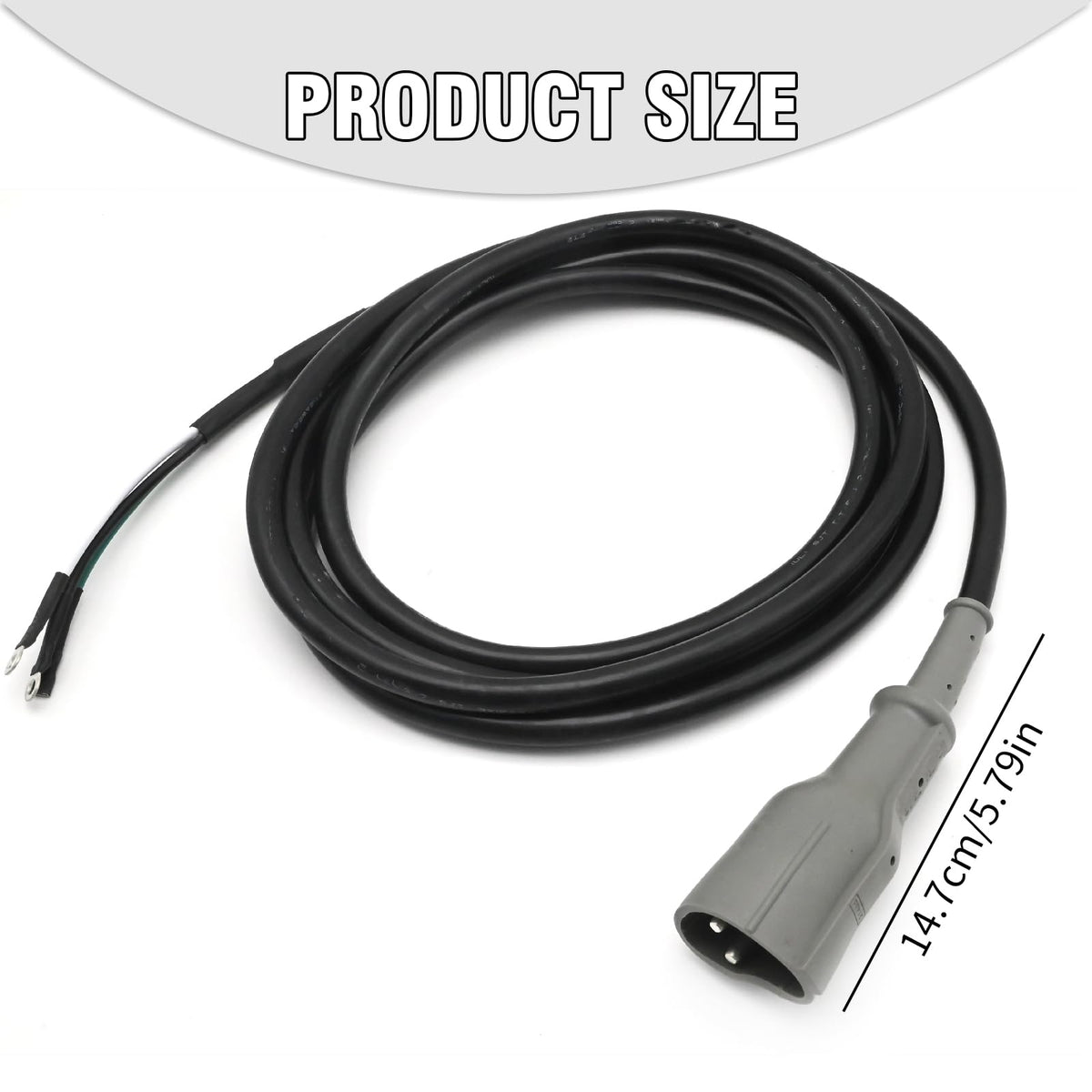 Vkinman 3-pin plug features easy installation with DC power cord