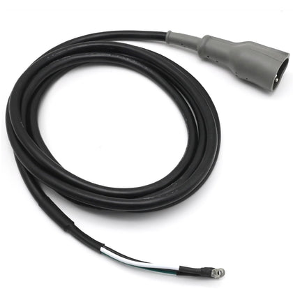 Vkinman 48V charger plug with 3-pin male connector for reliable golf cart charging