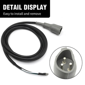 Vkinman 48V charger plug compatible with all 48V PowerDrive chargers except PowerDrive 2
