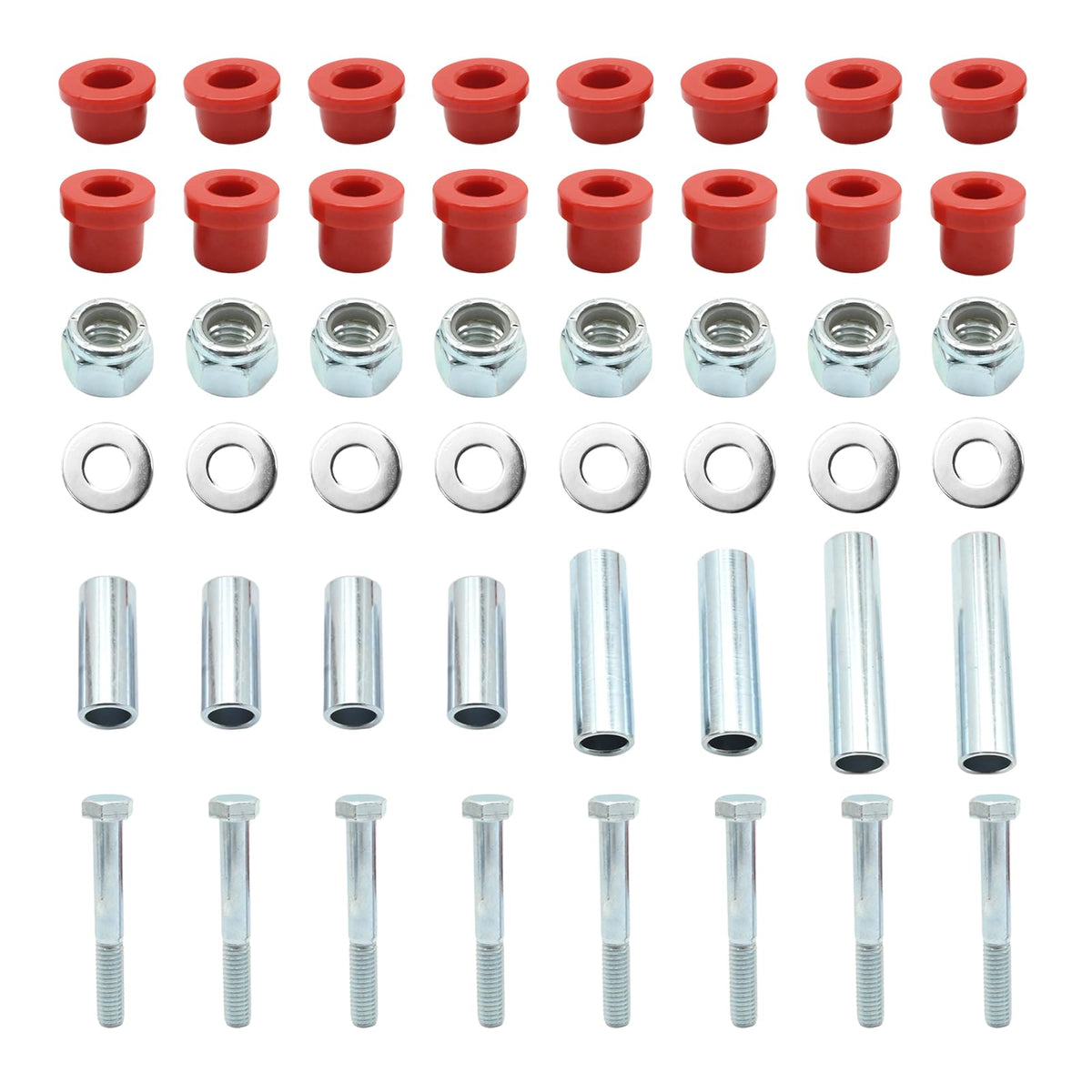Vkinman lower leaf spring bushings improve ride smoothness by damping micro-motions.