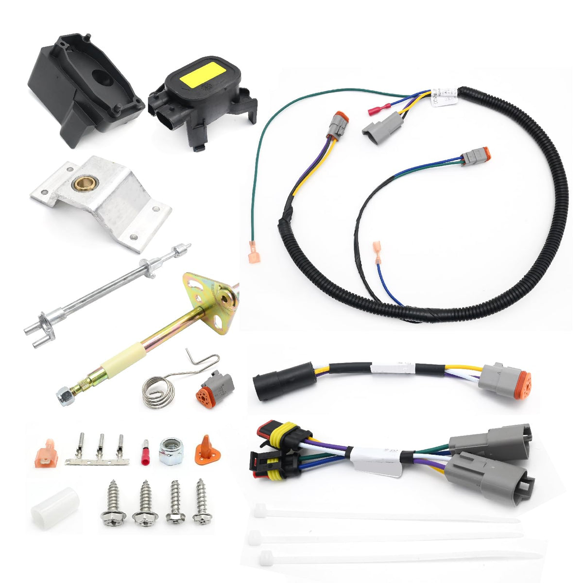 Vkinman MCOR4 kit front view for Club Car DS enhances throttle upgrade