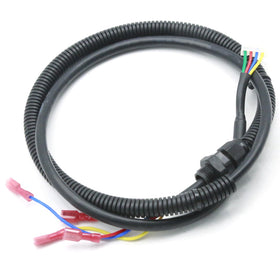 Vkinman pedal box harness connectors close-up, highlighting durable metal wires
