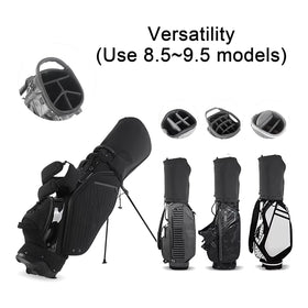 VLSQHNCF universal fit rain cover fits most golf bags for protection on the course.