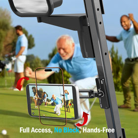 VMEI 360° rotation ball head offering flexible viewing angles.