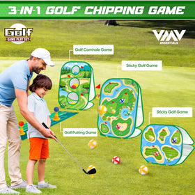 VMV Essentials Kids Golf Club for right-handed players improves grip and swing.