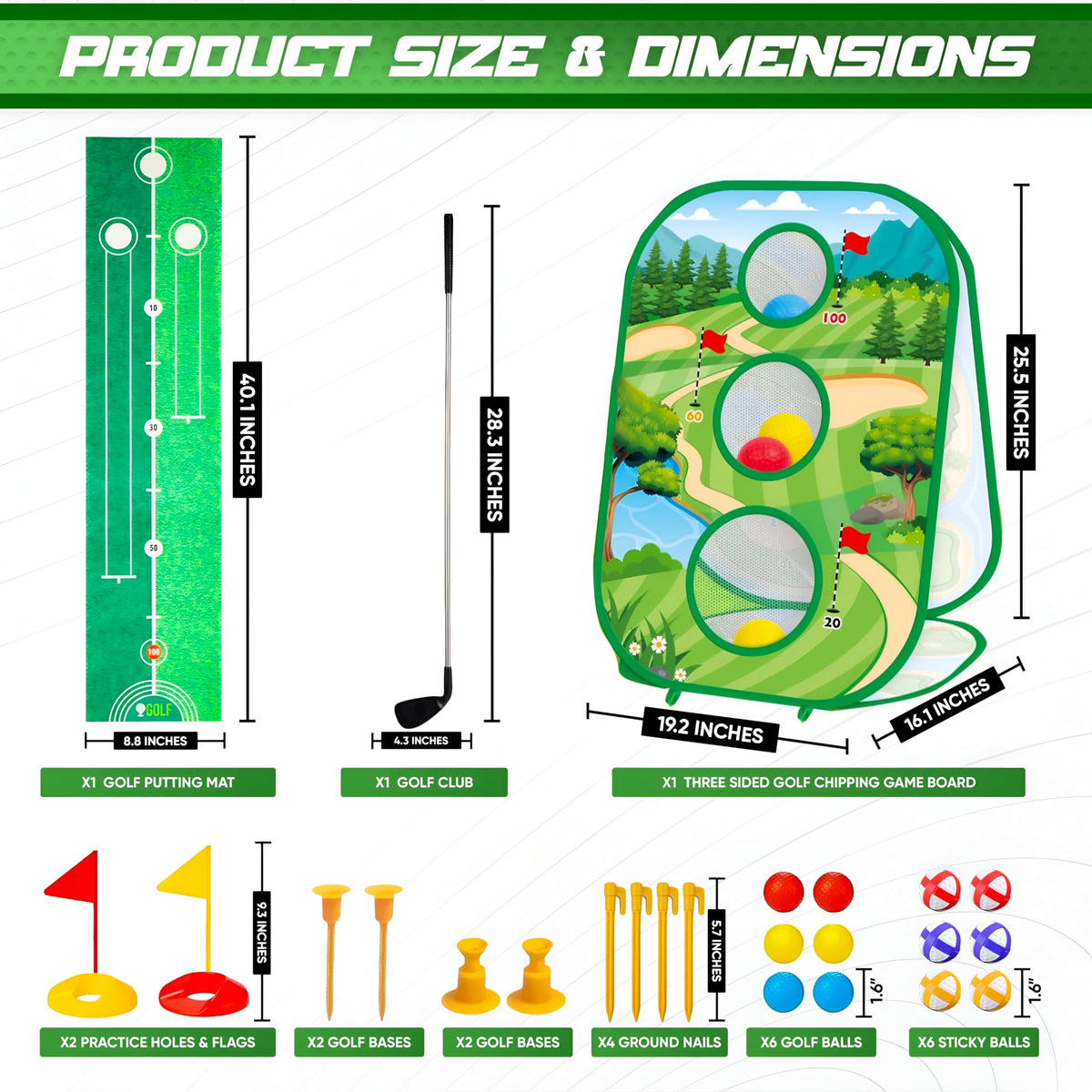 VMV Essentials Velcro balls stick to boards for mess-free target practice.
