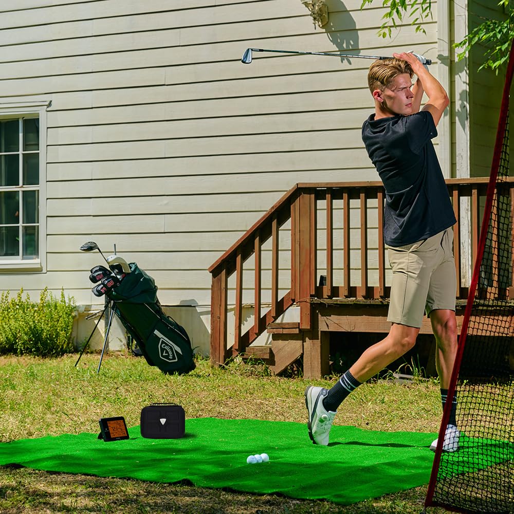 Voice Caddie SC300 carrying hard case compact dimensions fit easily in a gym bag.