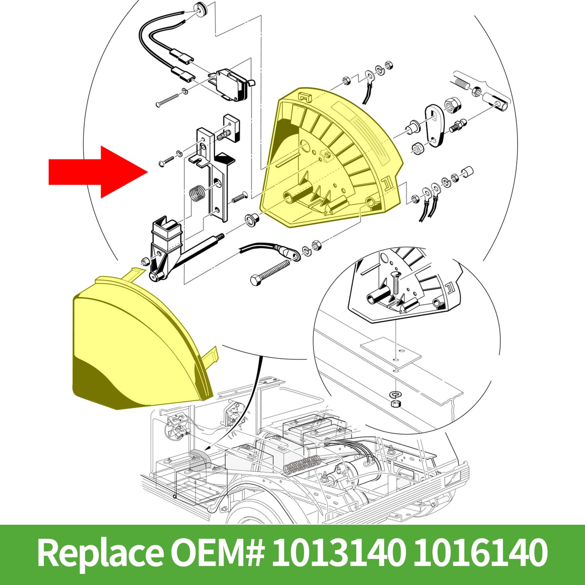 Voltage distribution stability helps protect the cart's electrical system.