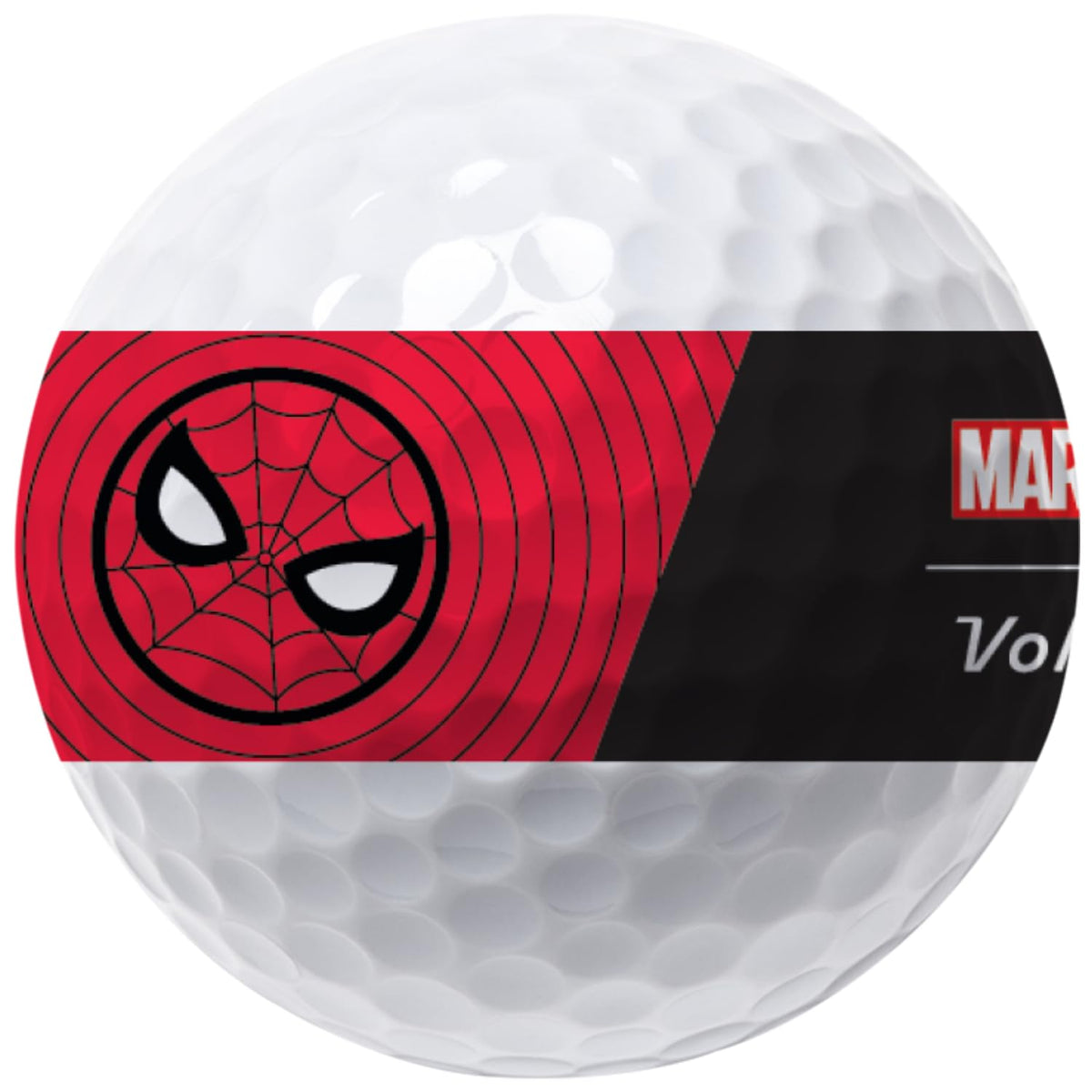 Volvik 322-dimple-configuration promotes consistent ball trajectory.