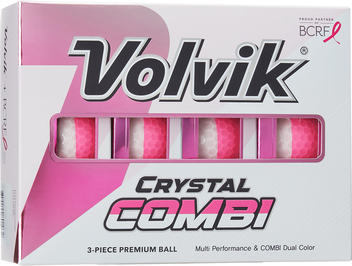 Volvik BCRF golf ball on the green delivers high visibility and precision.