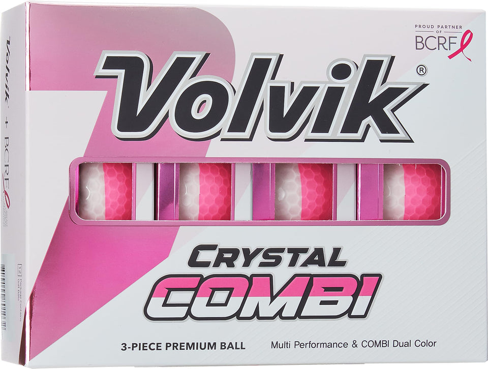 Volvik BCRF golf ball on the green delivers high visibility and precision.